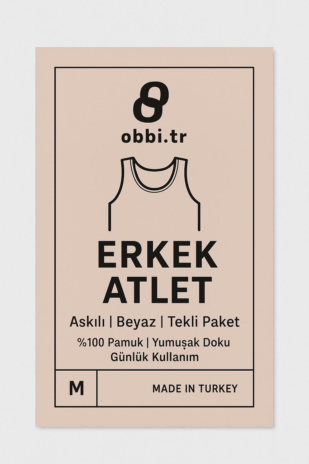 Erkek Atlet Bronz Mini Paket